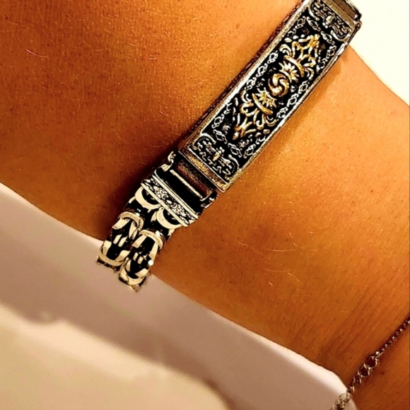 Vintage Style Men's Creative Fashion Trendy Bracelet. Stainless steel Hypoallerg - Picture 8 of 12